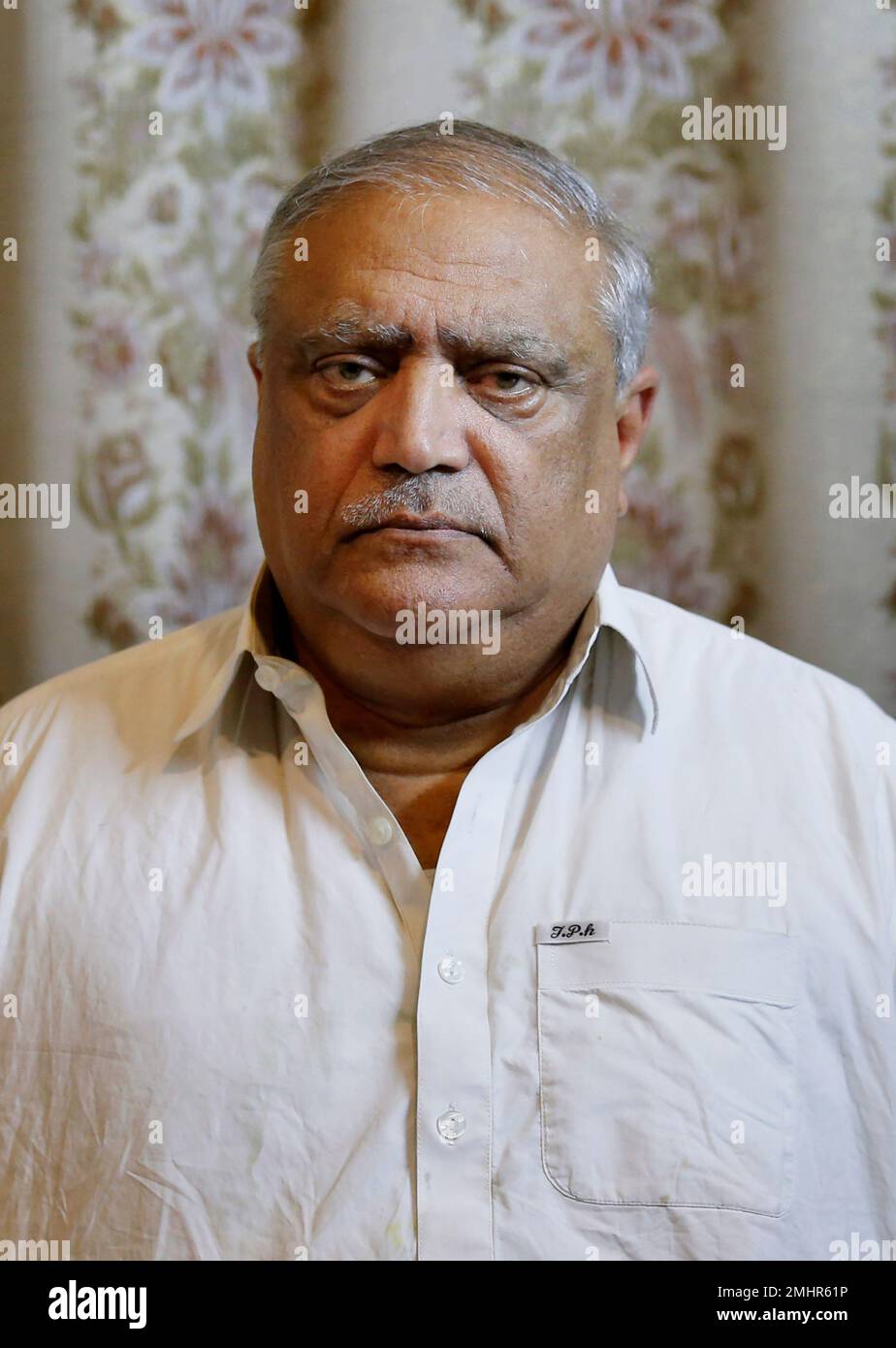 Ismail Dad In this Thursday, Oct. 17, 2019 photo, Professor Mohammad Ismail ...