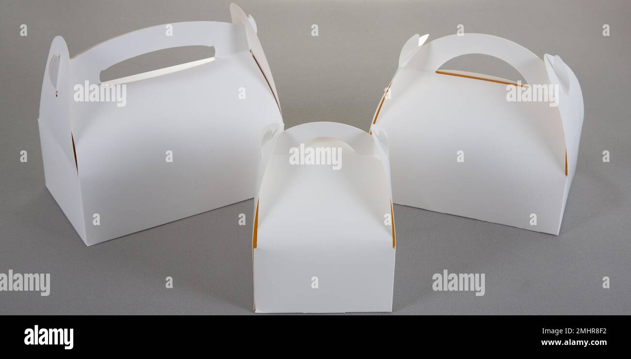 Takeaway Cake carton Box Tasty donut box for mockup design Branding On