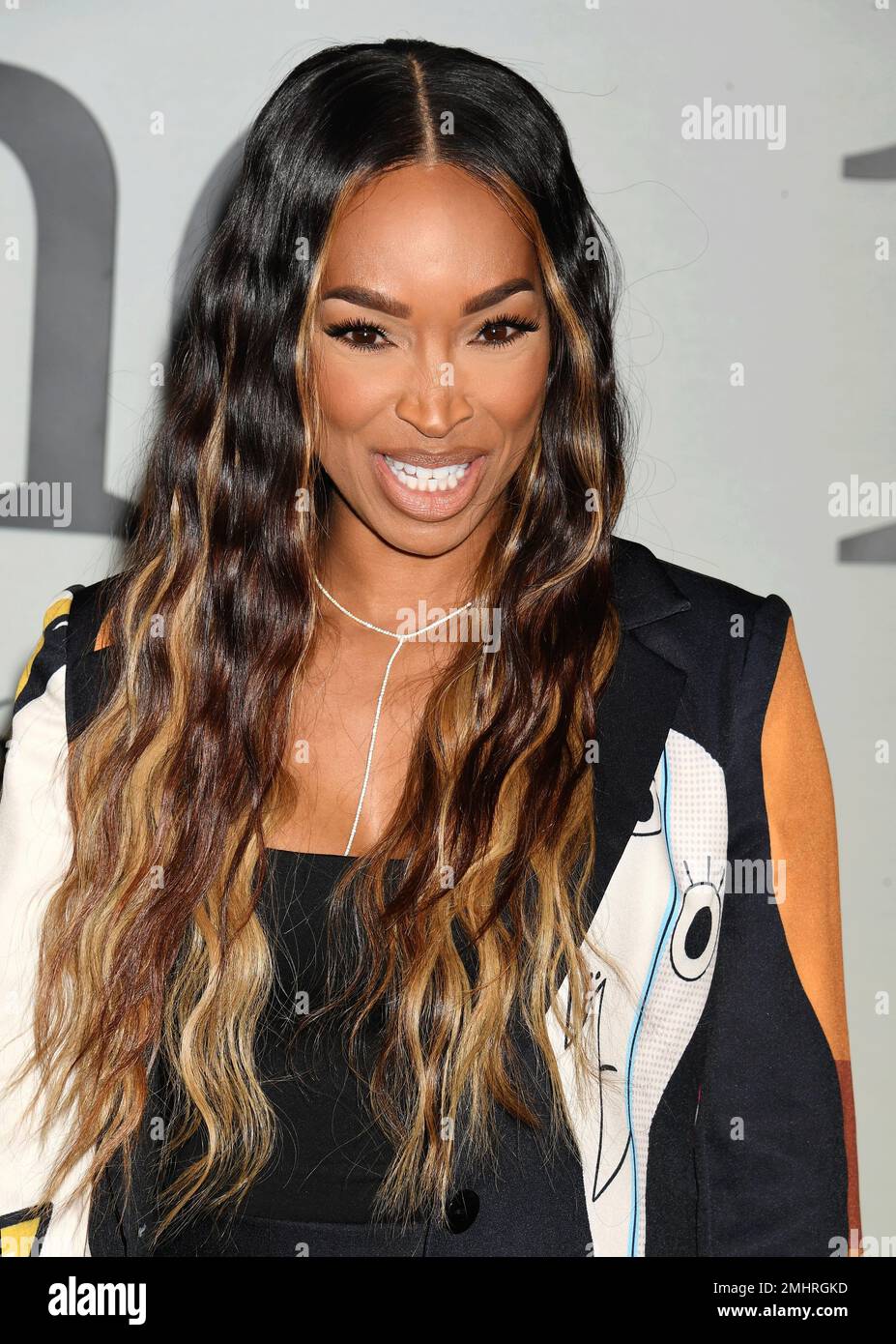 LOS ANGELES, CALIFORNIA - JANUARY 26: Malika Haqq attends the Los Angeles Red Carpet Premiere Event for Hulu's LOS ANGELES, CALIFORNIA - JANUARY 26: Malika Haqq attends the Los Angeles Red Carpet Premiere Event for Hulu's