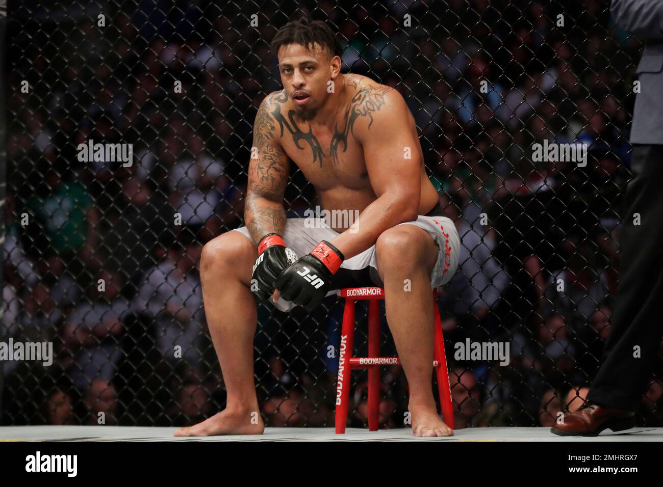 Greg Hardy reacts to UFC release 