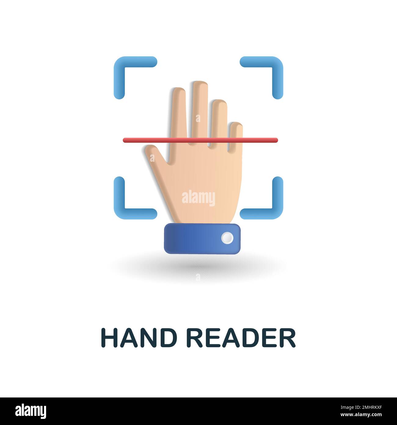 Passport control hand scan hi-res stock photography and images - Alamy