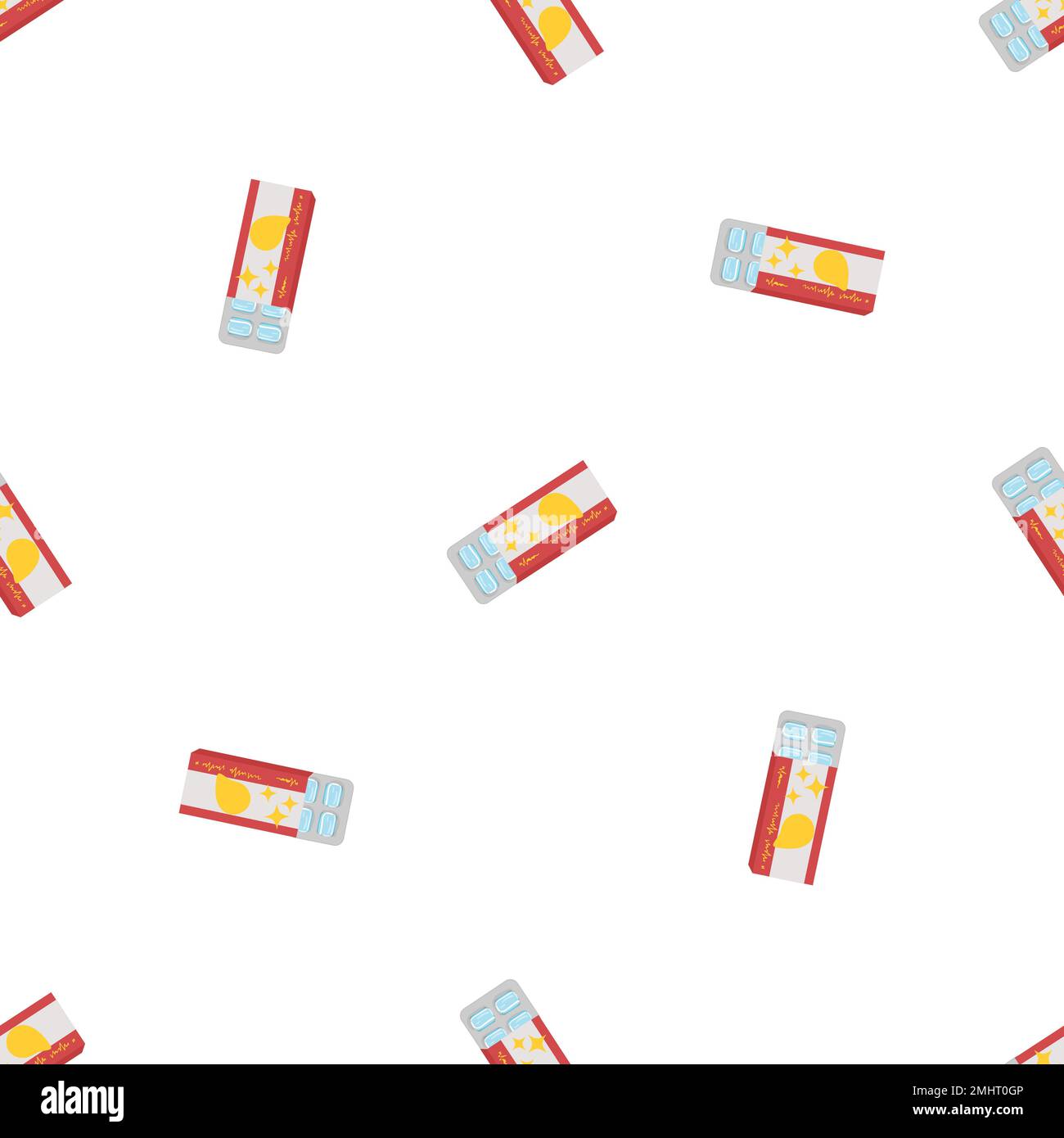 Bubble gum pattern seamless vector Stock Vector
