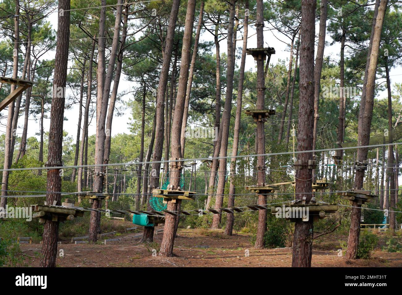 High ropes course and playground hi-res stock photography and images ...