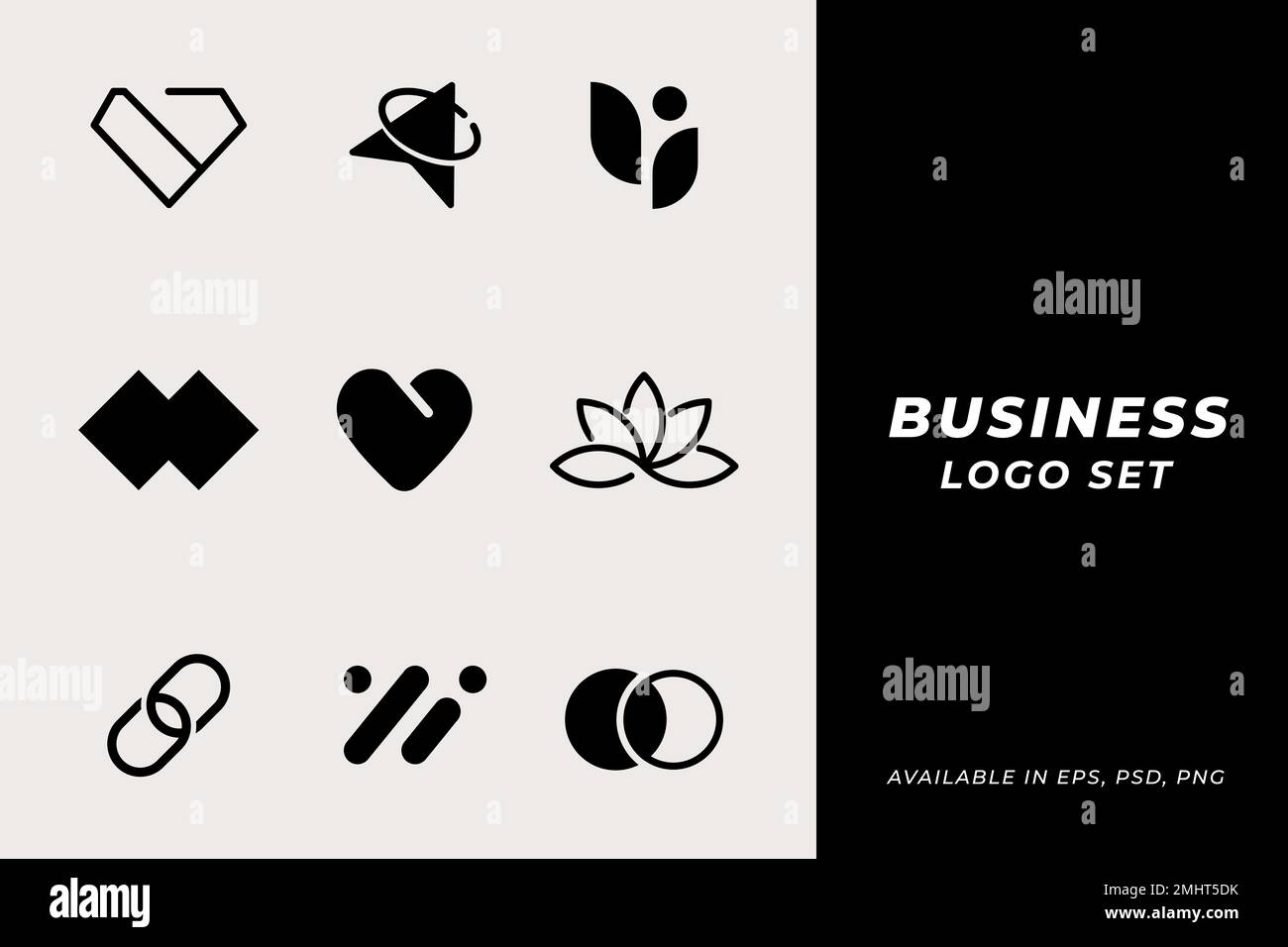 modern-classic-business-logo-vector-set-stock-vector-image-art-alamy