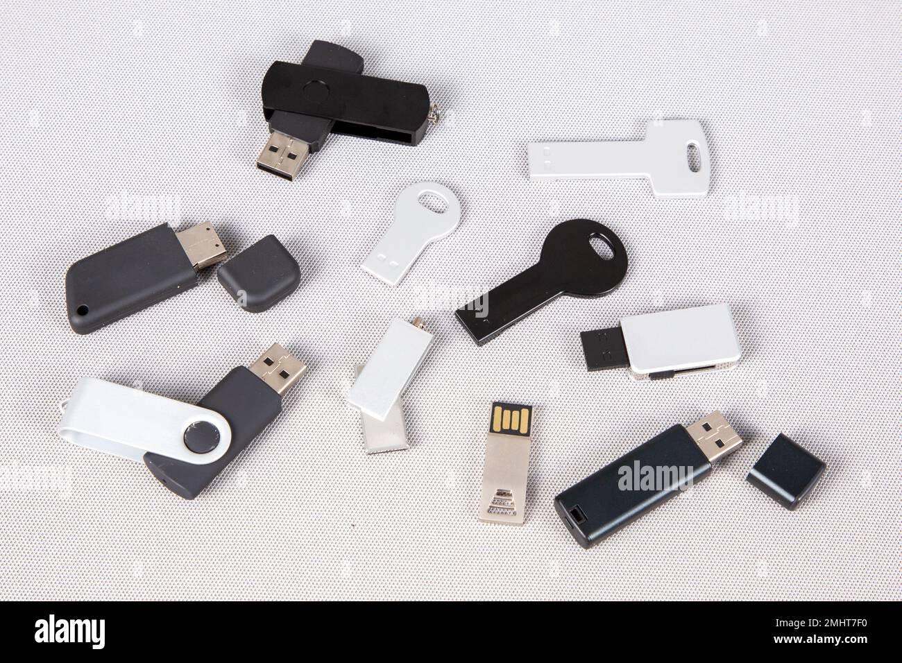 batch of multiple usb key flash drive black and grey for template and batch of multiple usb key flash drive black and grey for template and