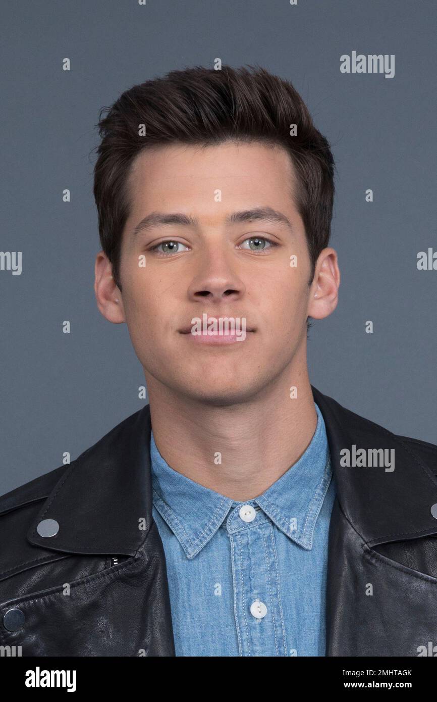 Matt poses at the Disney + launch event promoting "High School