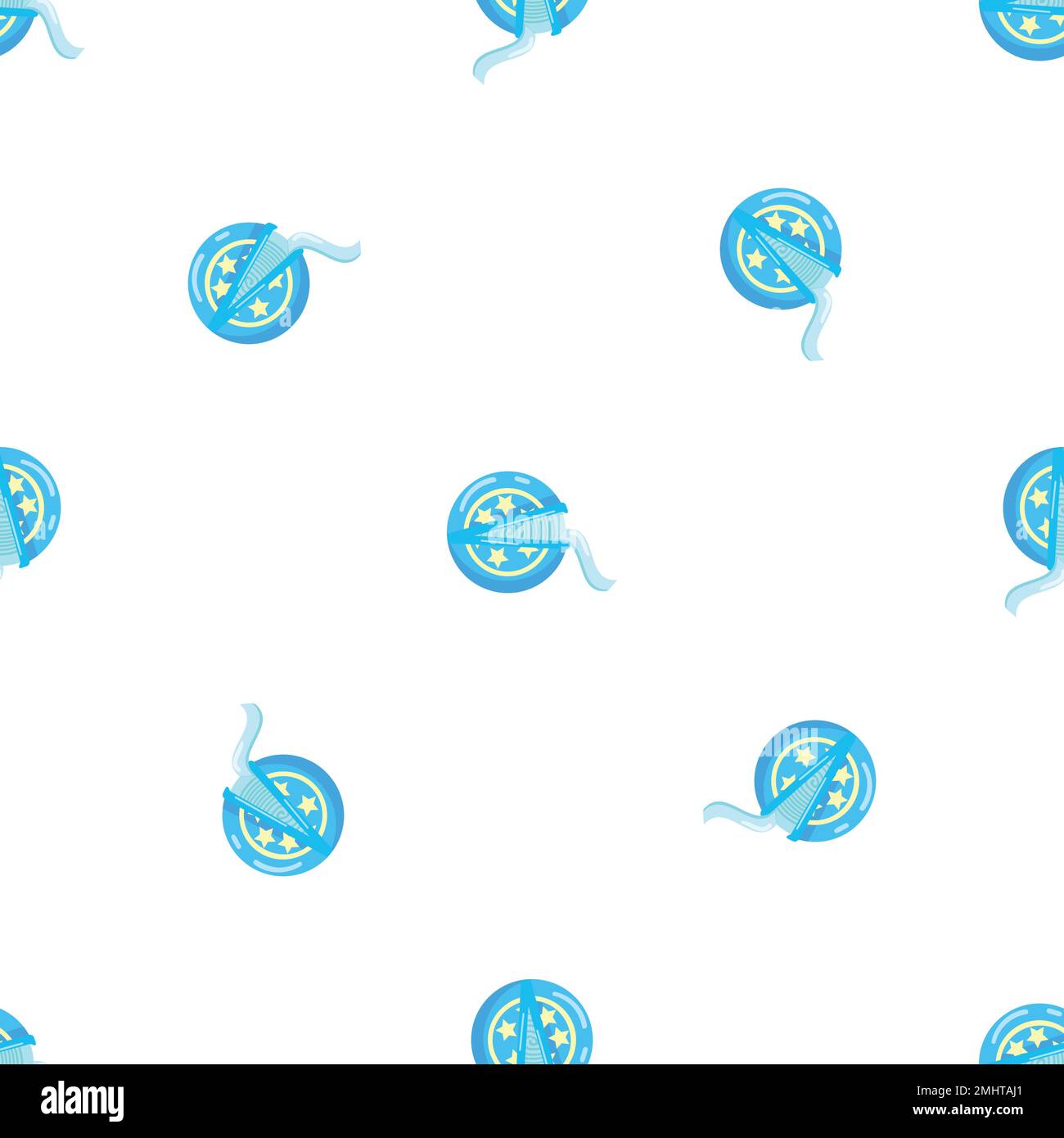 Gum floss pattern seamless vector Stock Vector