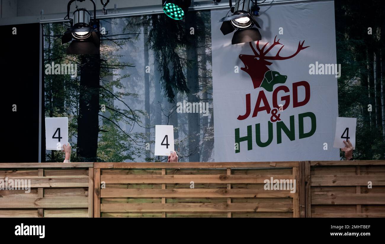 Dortmund, Germany. 27th Jan, 2023. The jury sits behind a fence and