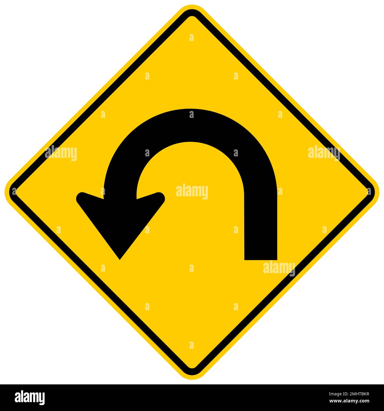 180-degree-hairpin-curve-warning-sign-stock-photo-alamy