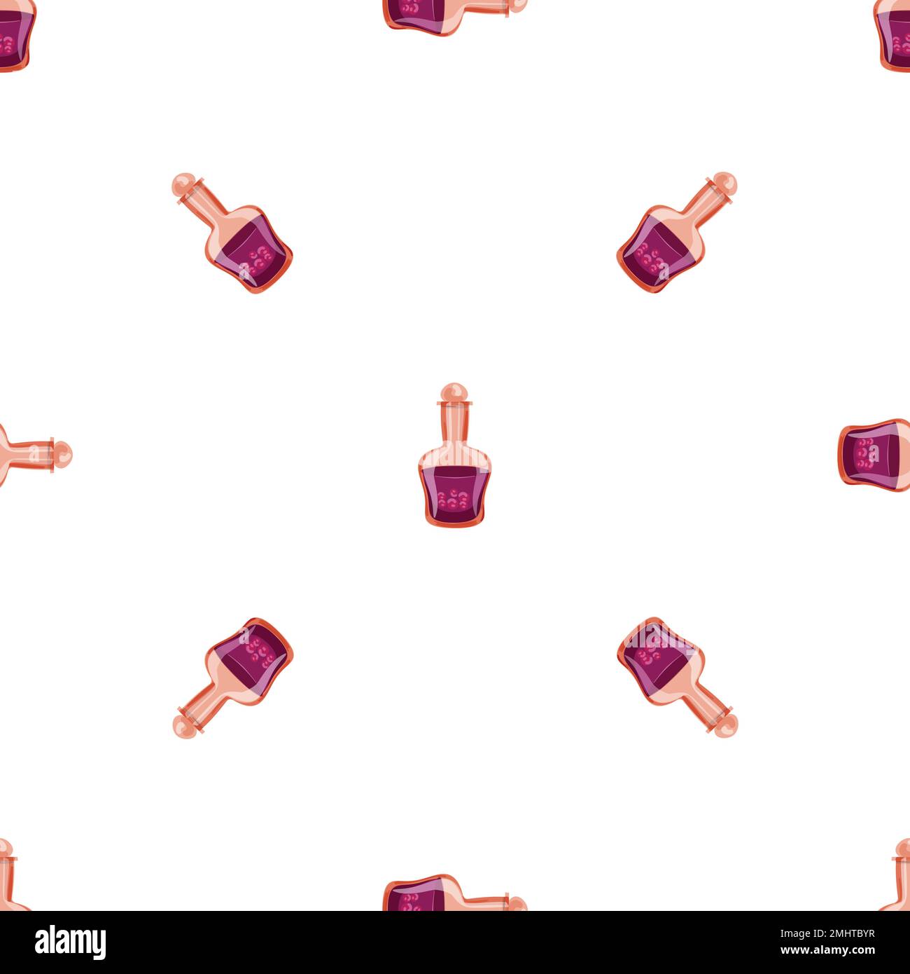 Liquid bottle pattern seamless vector Stock Vector