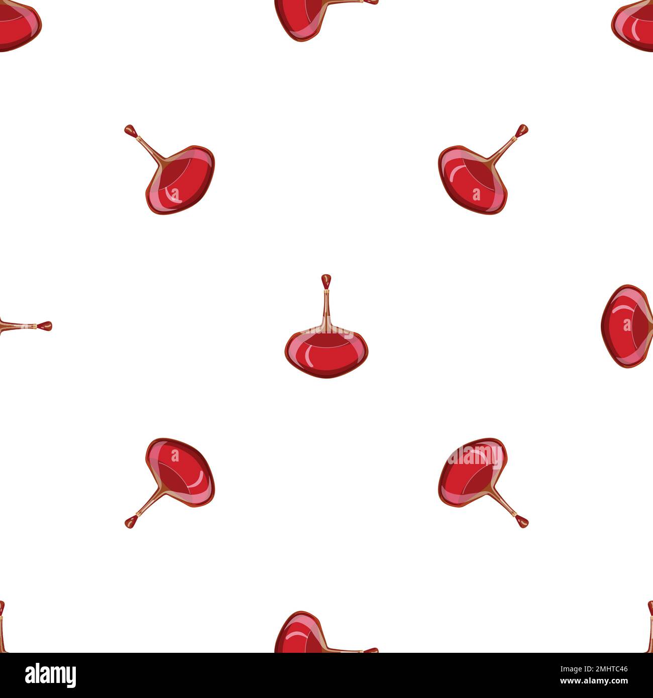 Red liquid bottle pattern seamless vector Stock Vector