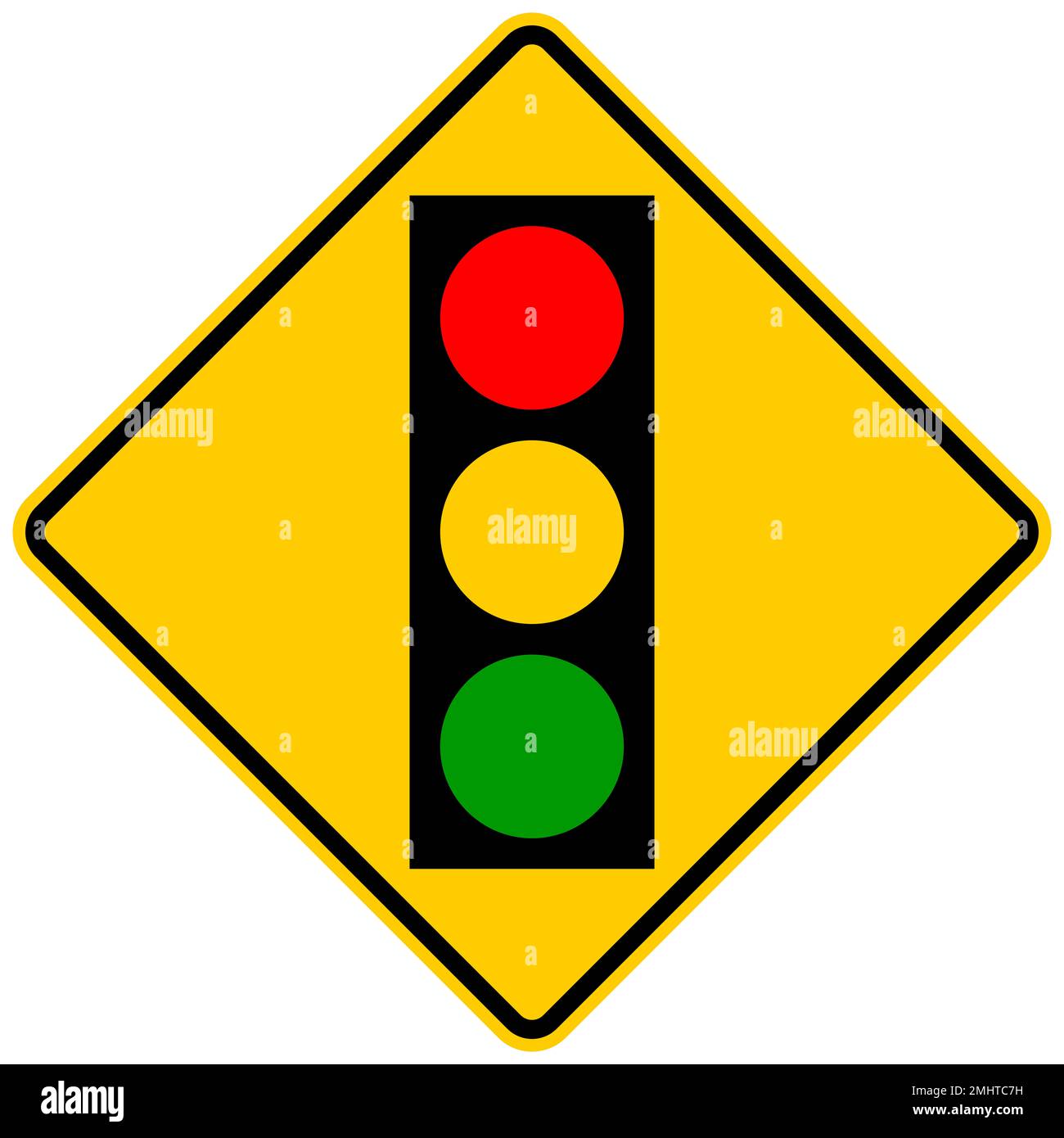 signal-ahead-warning-sign-stock-photo-alamy