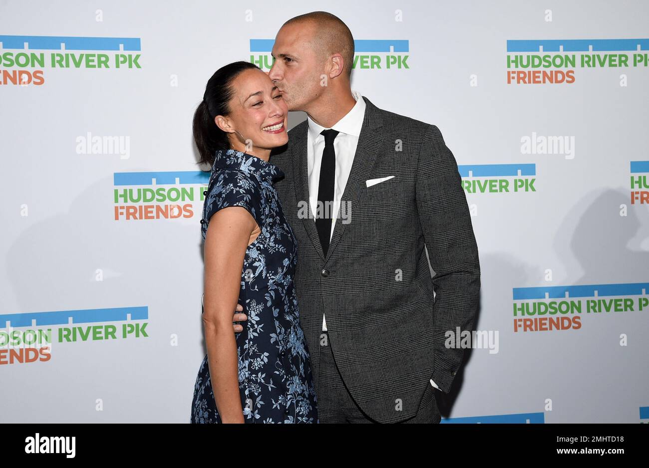 Photographer Nigel Barker, right, and wife Cristen Barker attend the