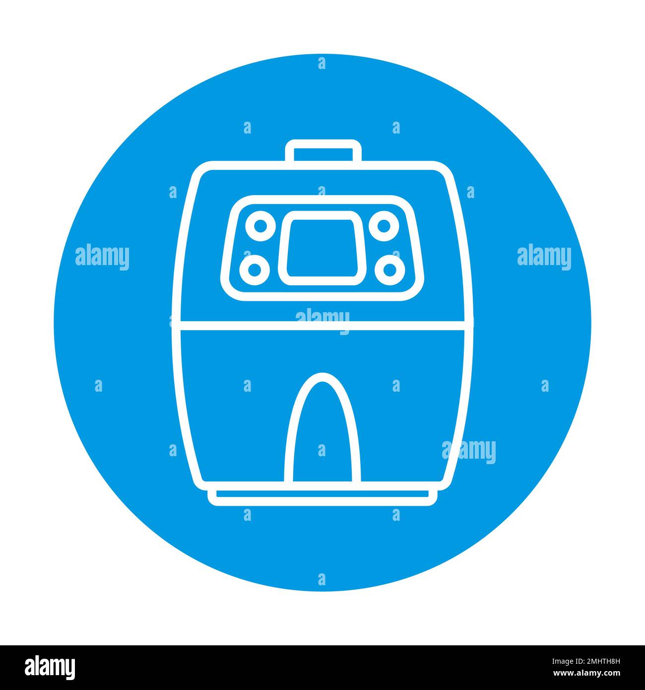 cooking air fryer appliance icon vector for graphic design, logo