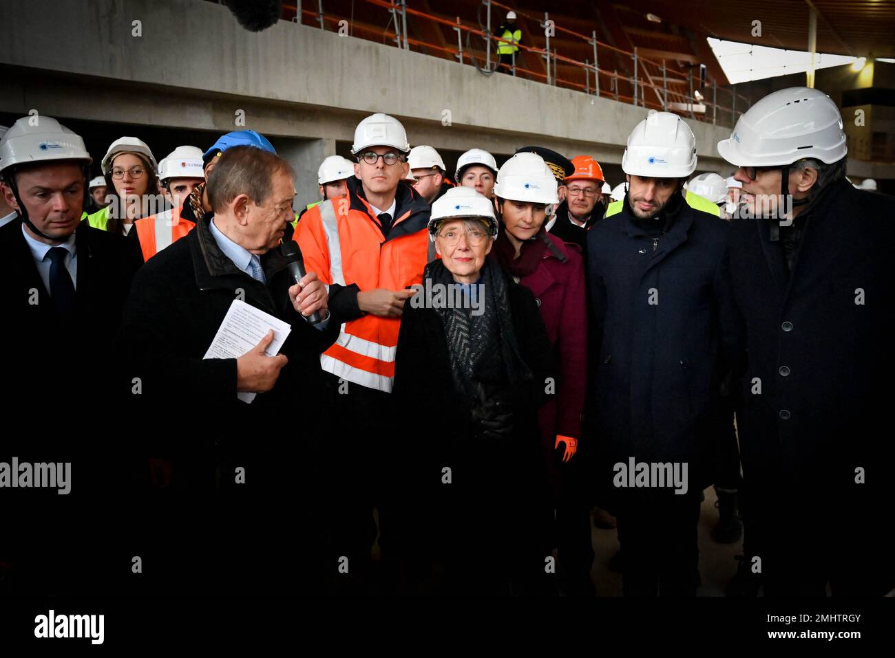 Paris, France. 27th Jan, 2023. Elisabeth Borne, Prime Minister with