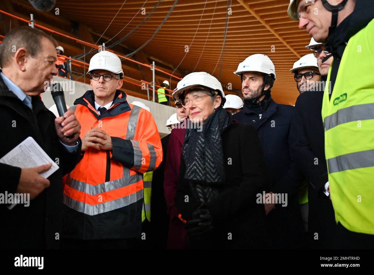 Paris, France. 27th Jan, 2023. Elisabeth Borne, Prime Minister with