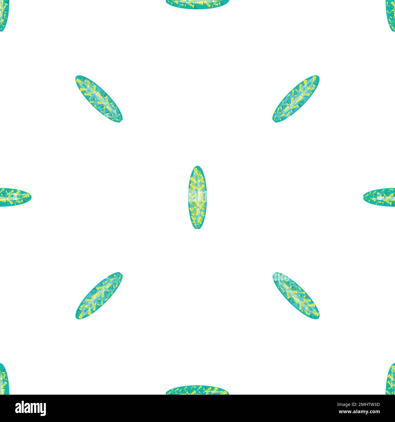 Tropical surfboard pattern seamless vector Stock Vector Image & Art - Alamy