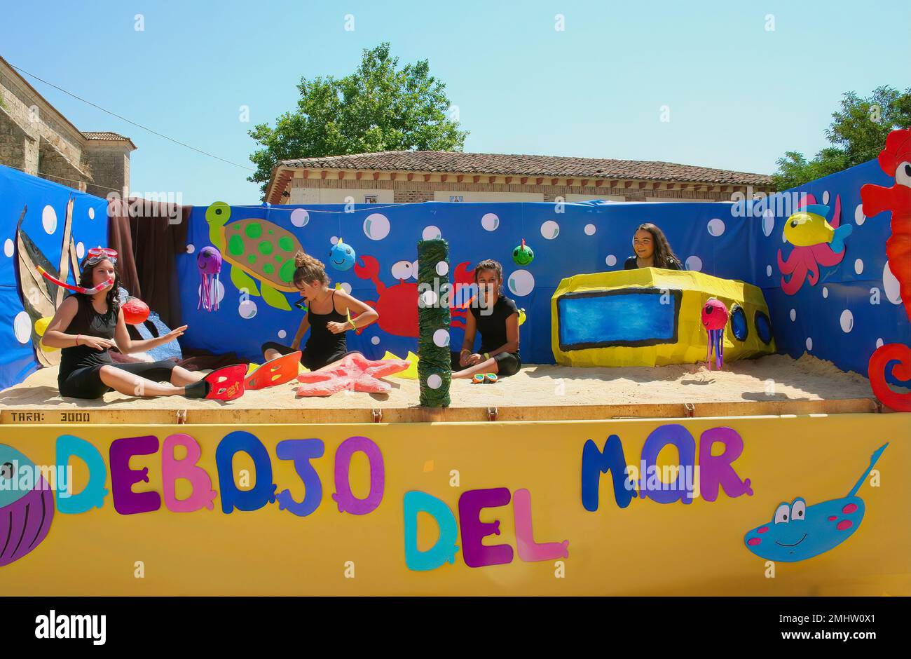 Under the sea float during the annual Assumption of the Virgin Mary 15
