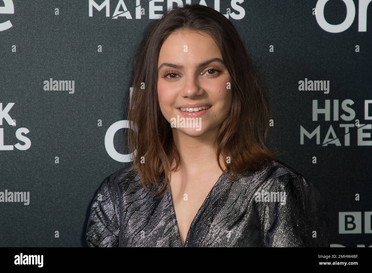 Actress Dafne Keen poses for photographers upon arrival at the premiere