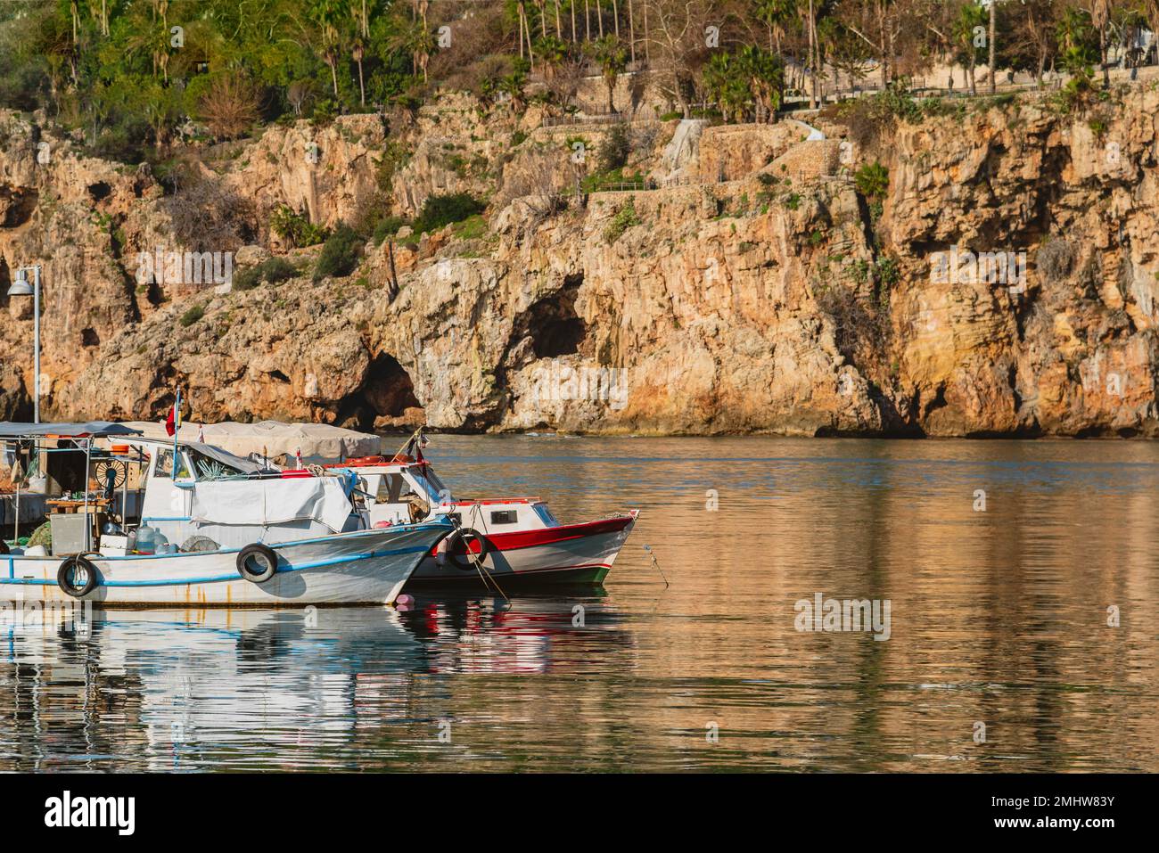 Two small fishing boats hi-res stock photography and images - Alamy