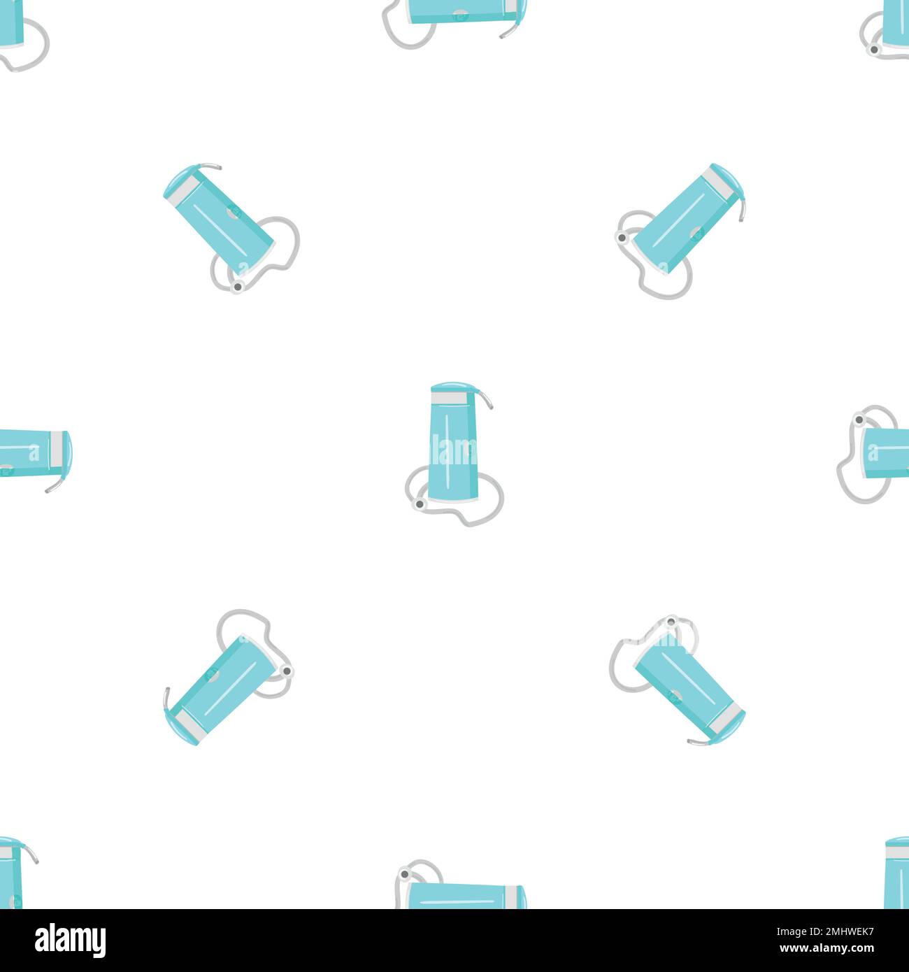 Water treatment jug pattern seamless vector Stock Vector