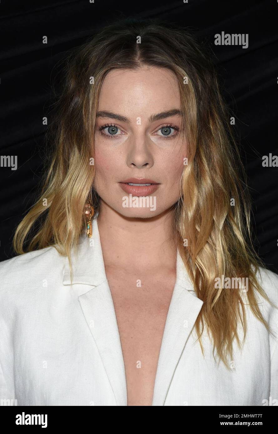 Cast member Margot Robbie, who plays Kayla Pospisil, poses at a Los ...