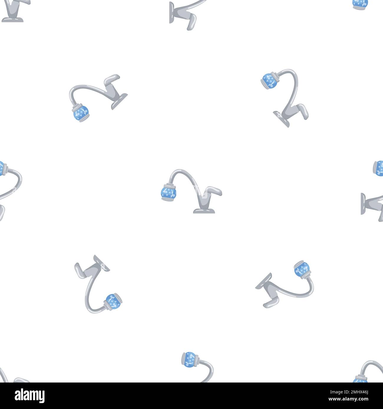 Water tap home filter pattern seamless vector Stock Vector