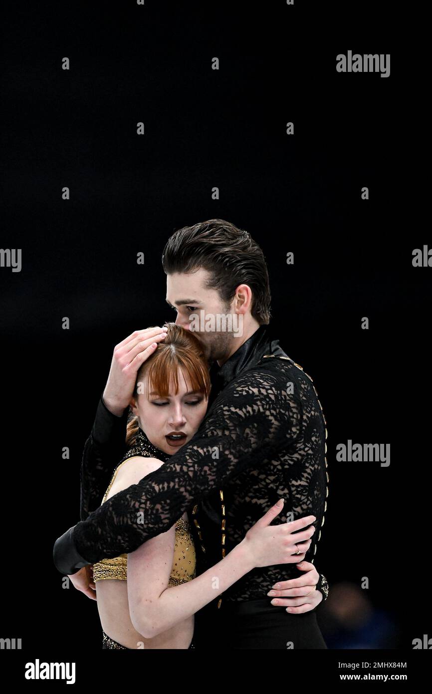 Espoo, Finland. 27th Jan 2023. Samantha RITTER & Daniel BRYKALOV (AZE