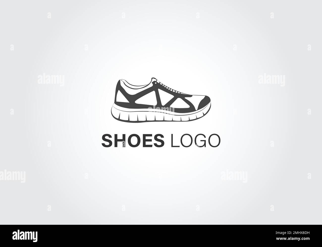 Logo De Chaussures De Football Et Modèle Vectoriel