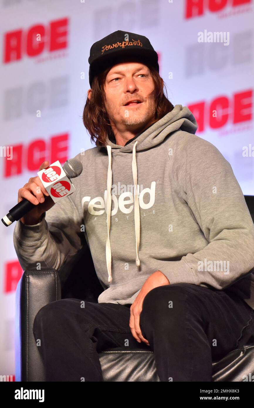Norman Reedus participates during a Q&A panel on day two at the Ace