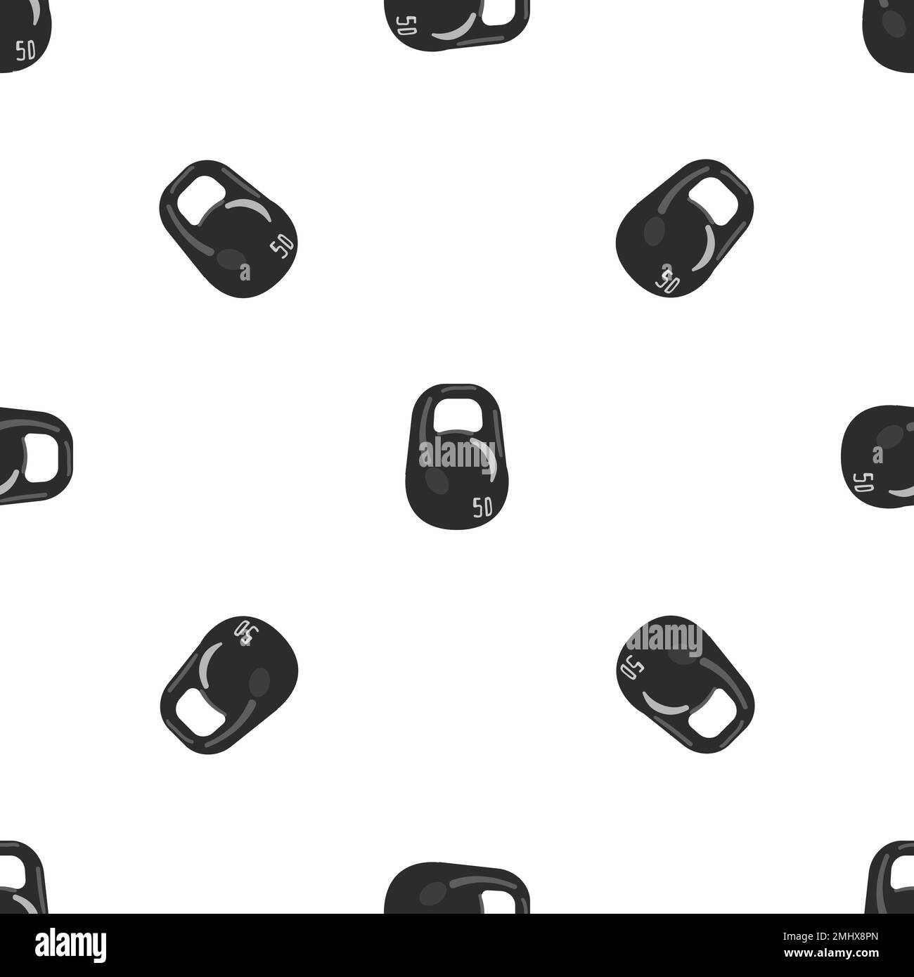 Kettlebell equipment pattern seamless vector Stock Vector Image & Art