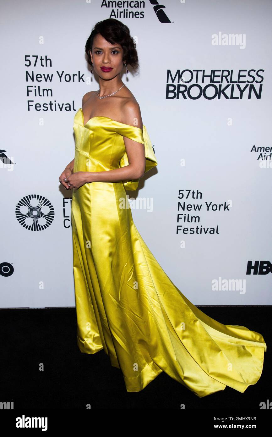 Gugu MbathaRaw attends the "Motherless Brooklyn" premiere during the