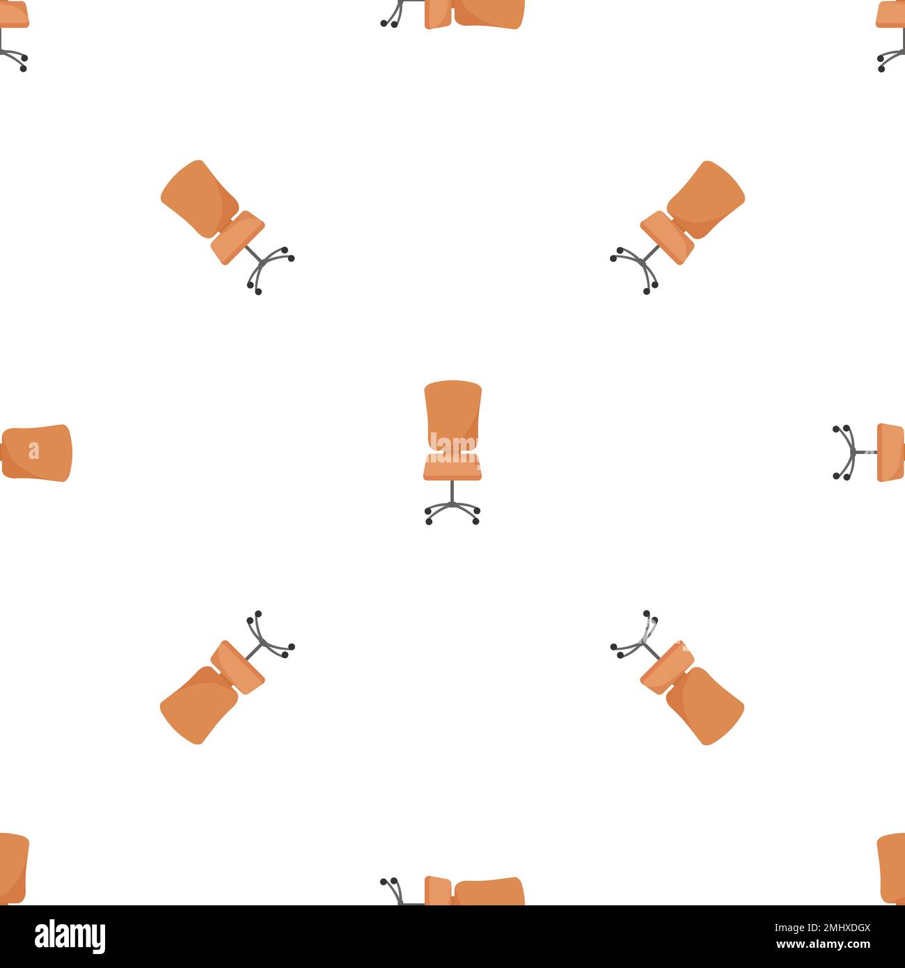 Armchair pattern seamless vector Stock Vector