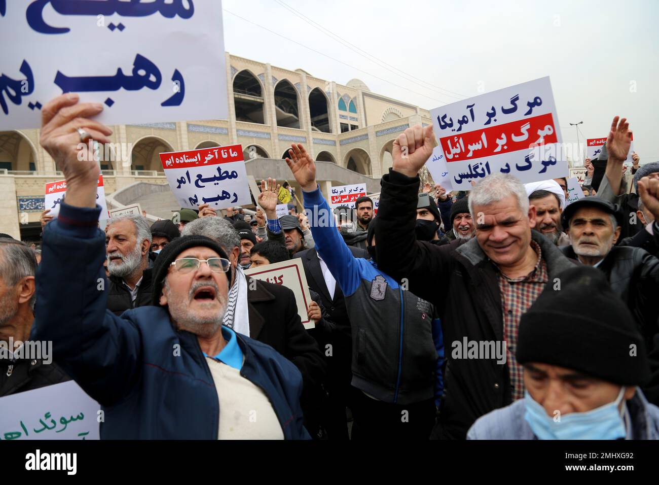 Tehran, Tehran, Iran. 27th Jan, 2023. Iranians protest against the ...