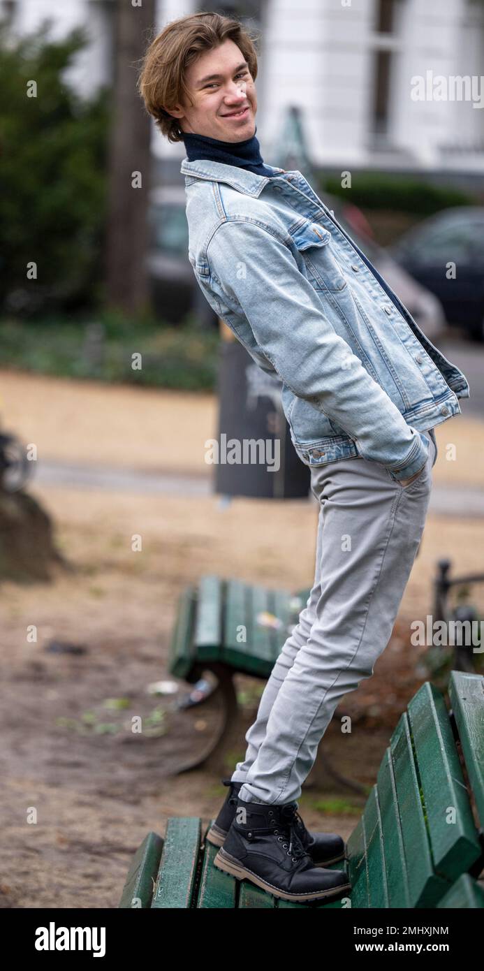 Berlin, Germany. 27th Jan, 2023. Actor Alessandro Schuster