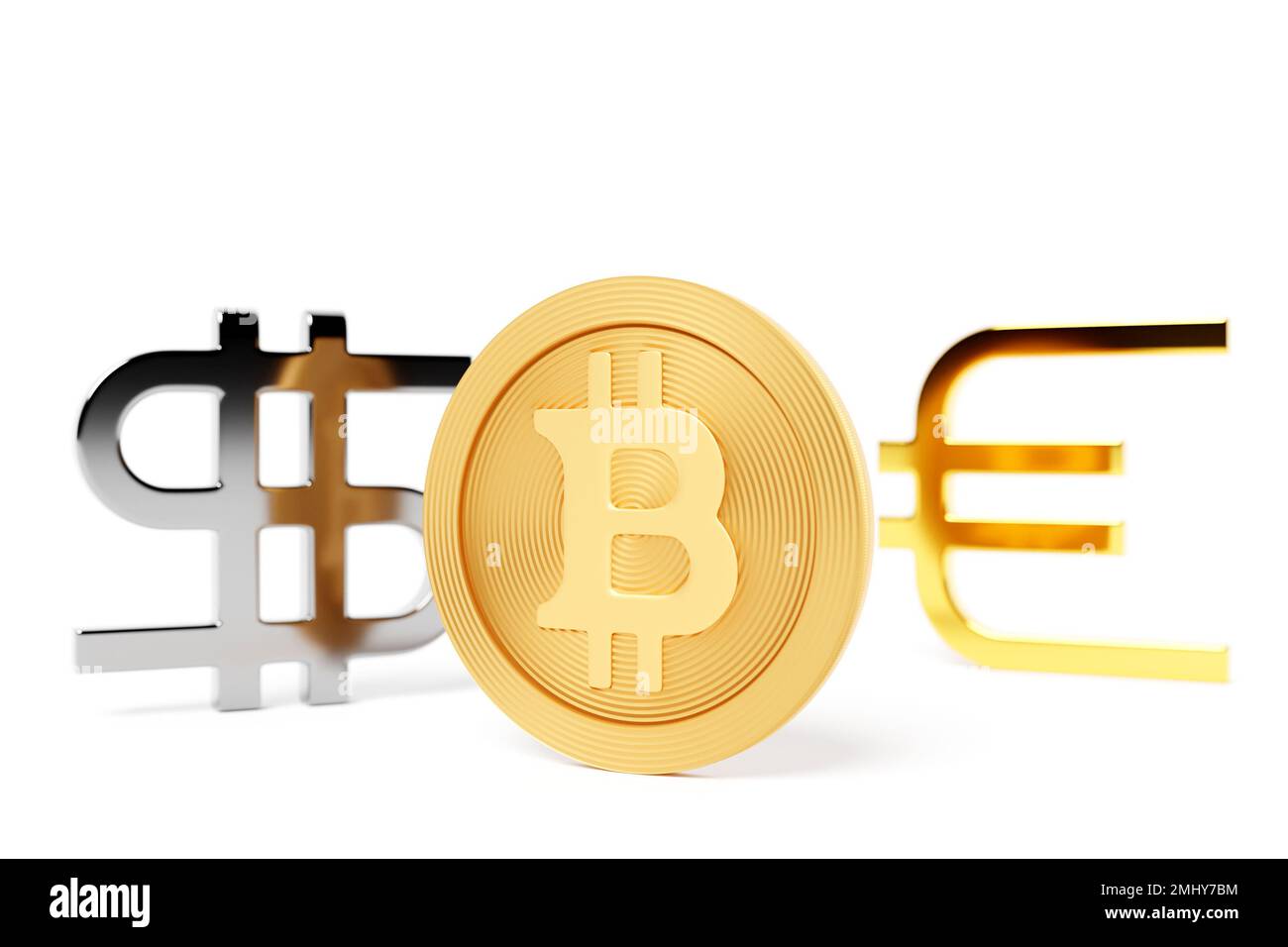 3d silver currency symbols hi-res stock photography and images - Alamy