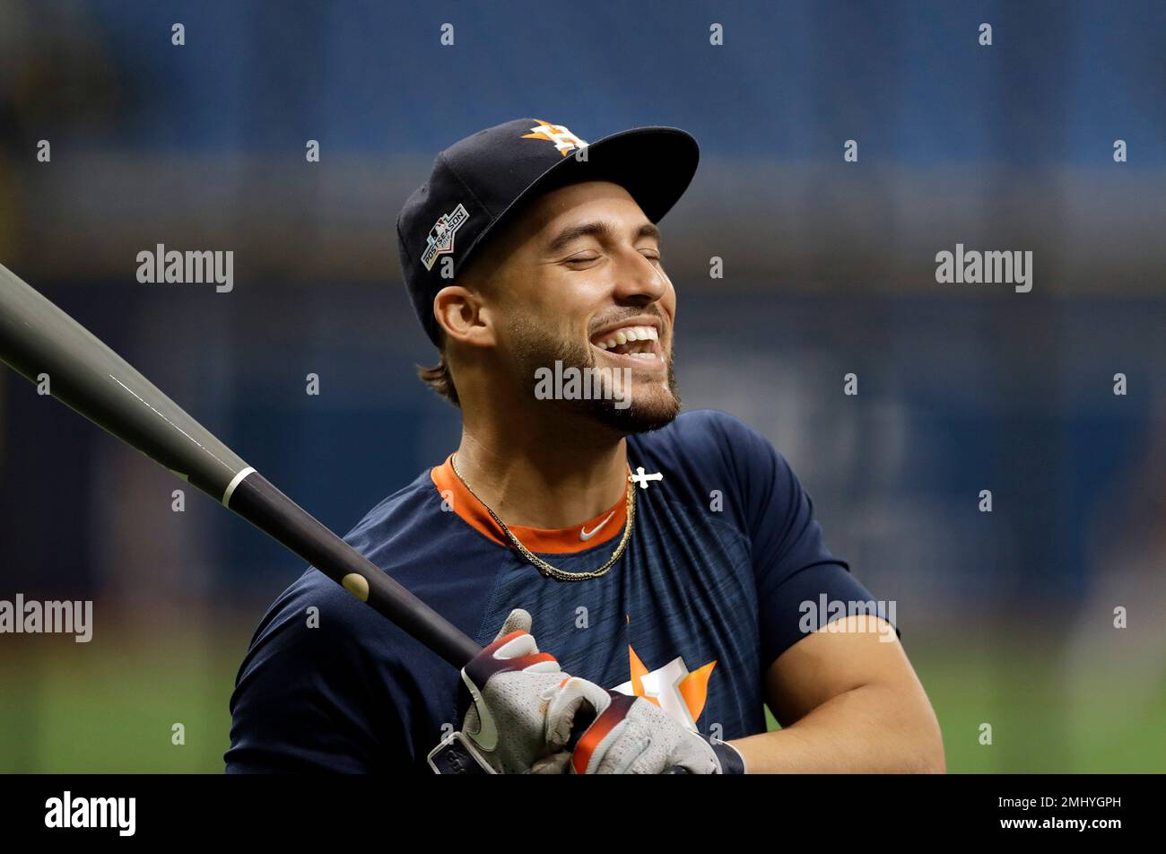 2018 American League Batting Practice Jersey - George Springer