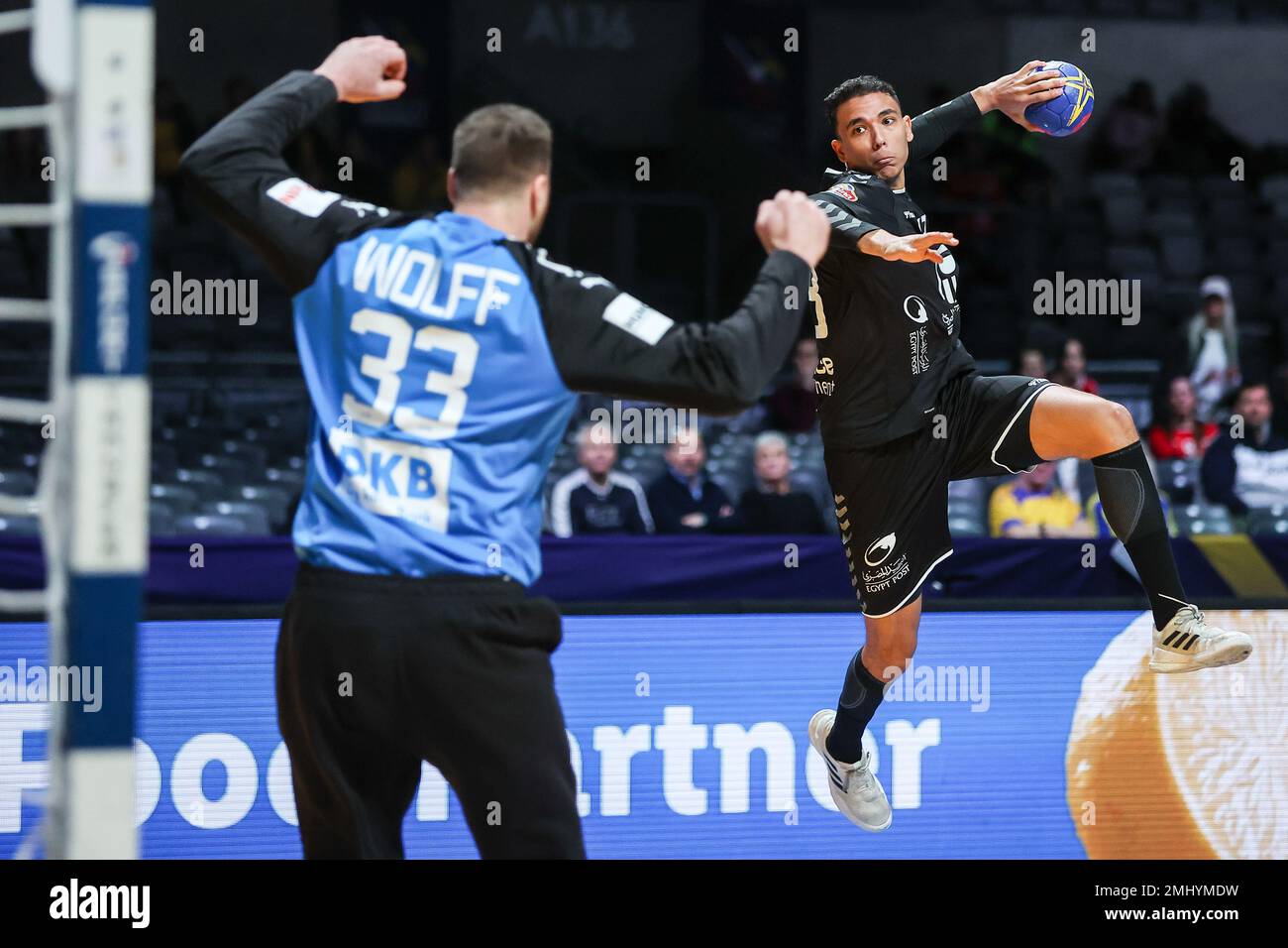 Stockholm, Sweden. 27th Jan, 2023. Handball World Cup, Germany Egypt