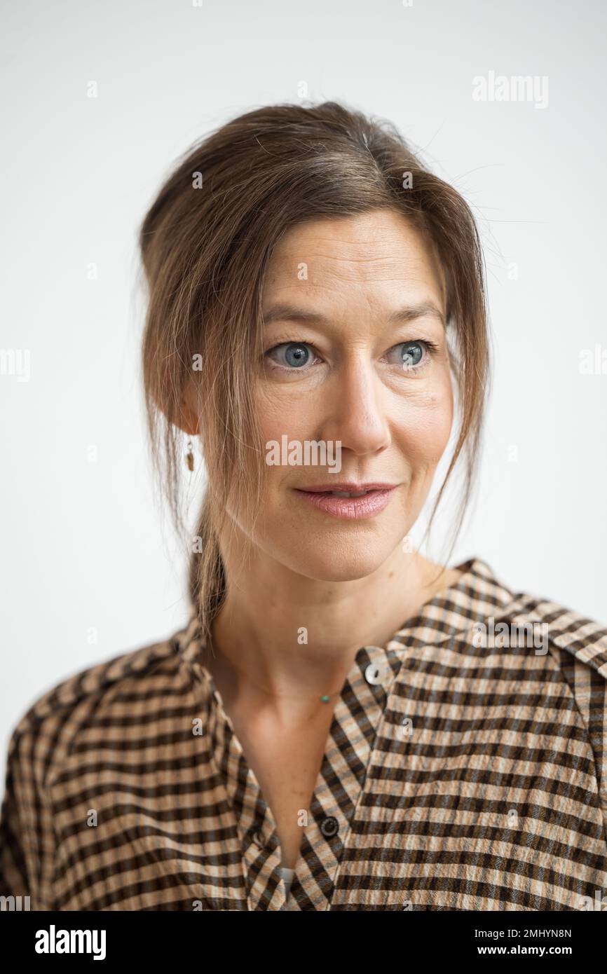 Munich, Germany. 27th Jan, 2023. Actress Johanna Wokalek at the BR Press Film Brunch 2023. At the beginning of the new year, Bayerischer Rundfunk plans to present a selection of new film projects for BR television, Das Erste, the ARD media library and the cinema. Credit: Peter Kneffel/dpa/Alamy Live News Stock Photo