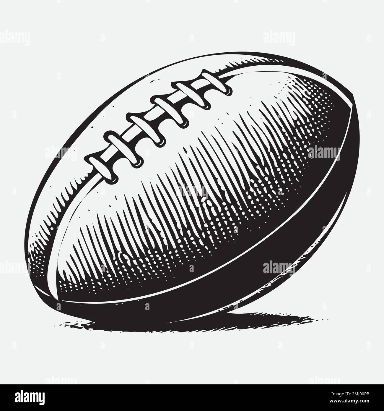 Hand drawn American football ball sketch Stock Vector Image & Art Alamy