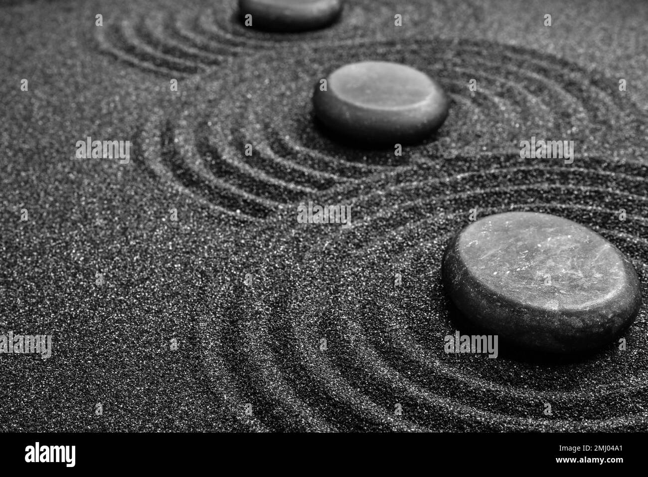 Background sand stones Black and White Stock Photos & Images - Alamy