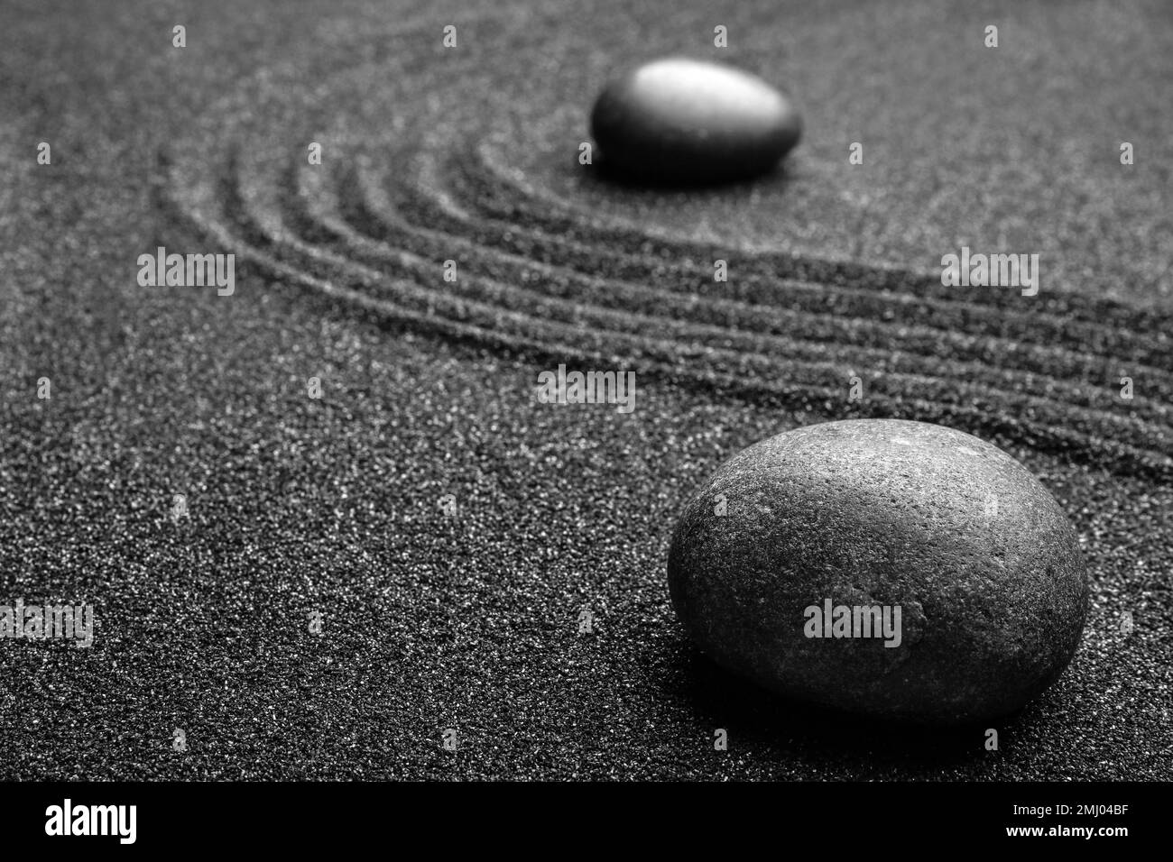 Background sand stones Black and White Stock Photos & Images - Alamy