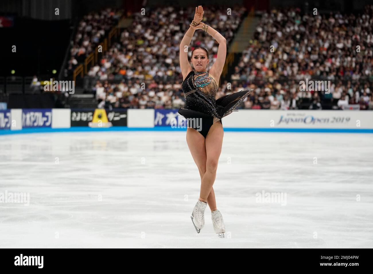 Alina Zagitova of Russia performs her women's free skating routine