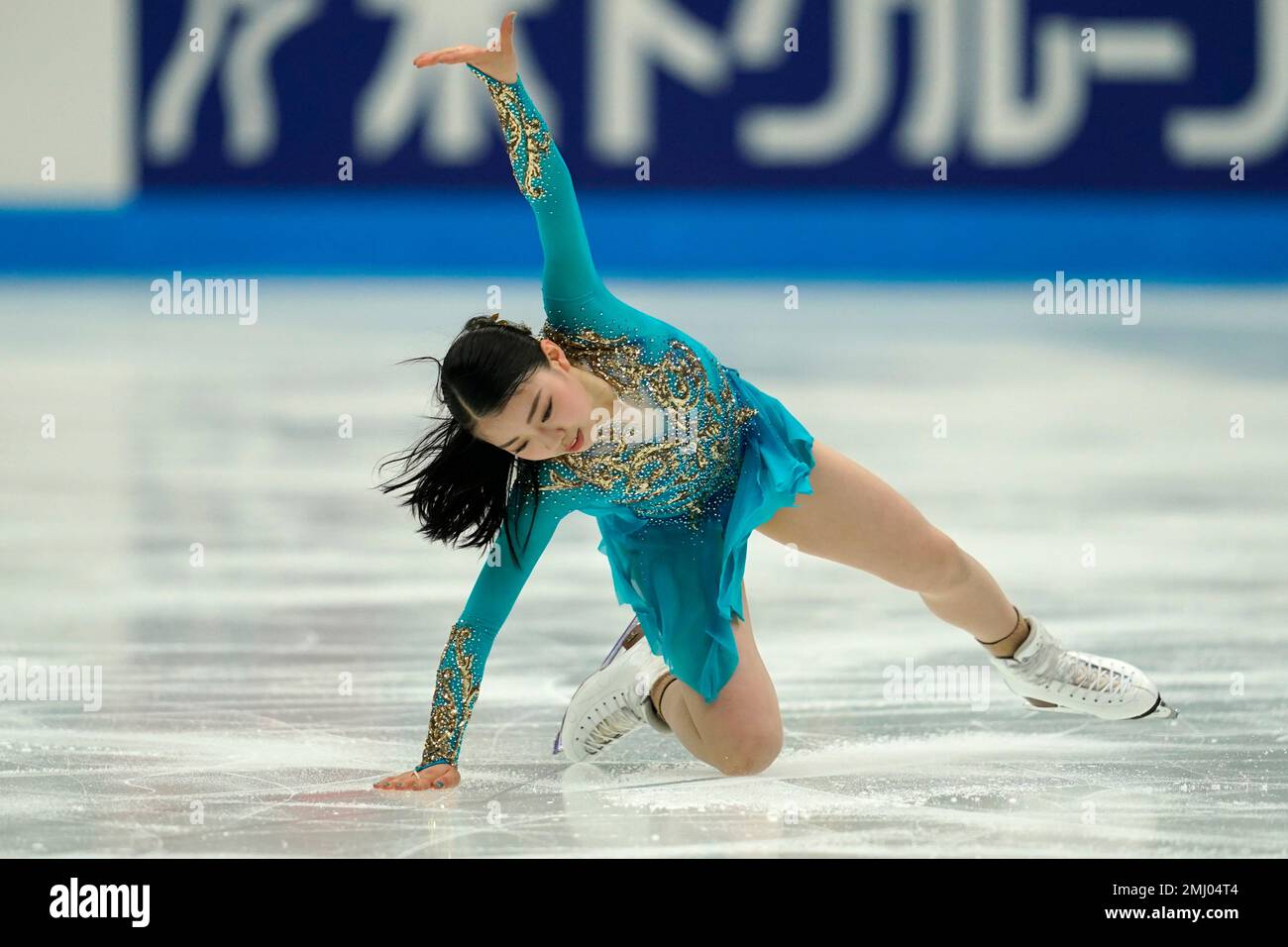 Rika Kihira of Japan performs her women's free skating routine during