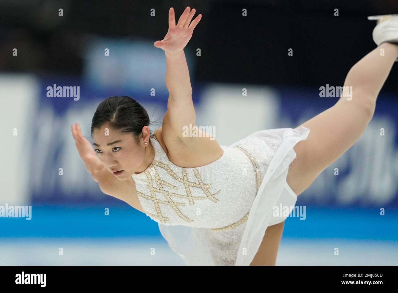 Mirai Nagasu of the United States performs her women's free skating