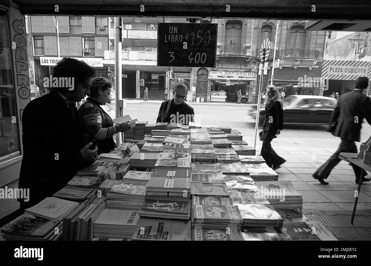 Used books store in downtown Corrientes Street, Buenos Aires, Argentina