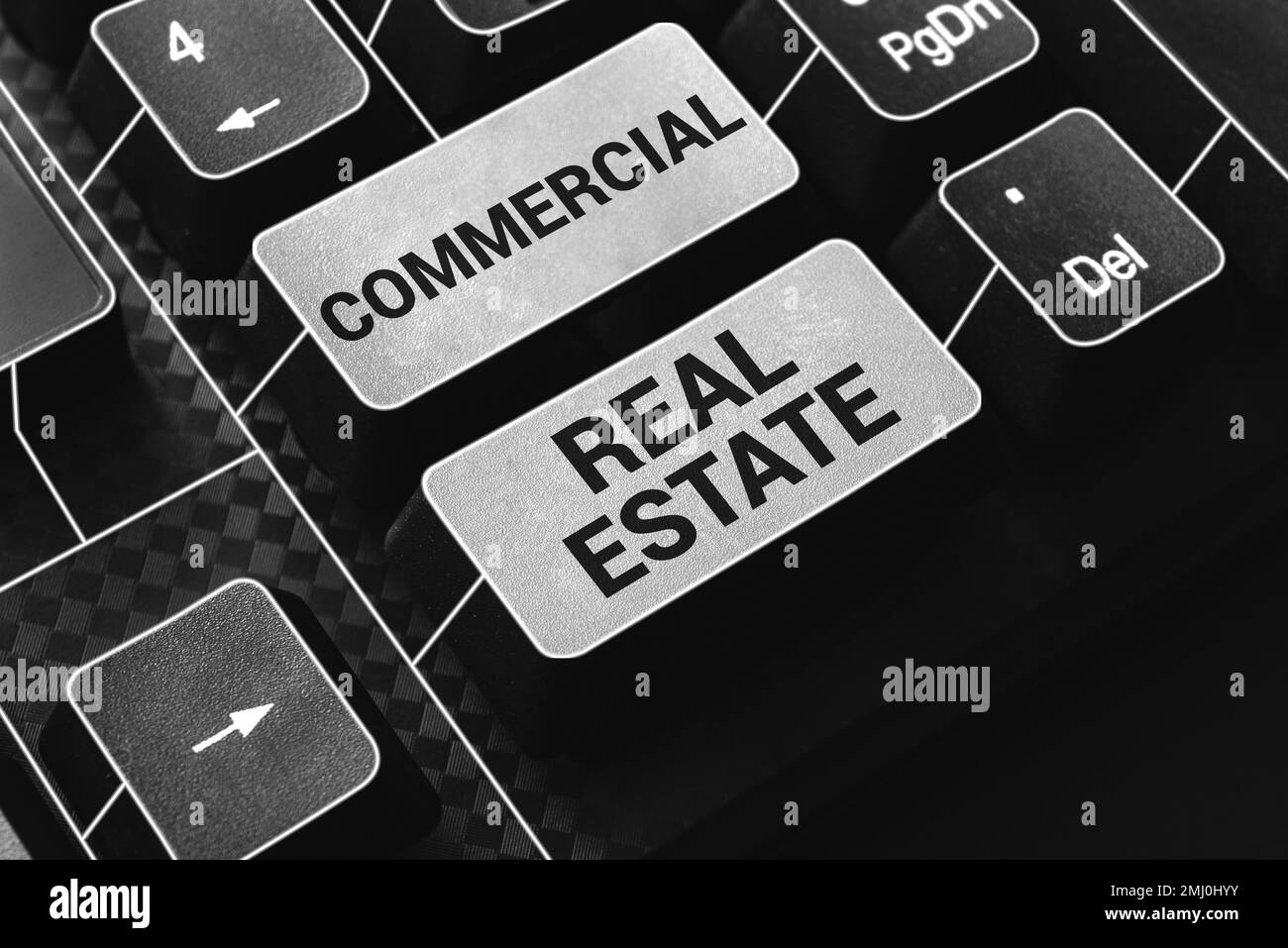Land for sale sign Black and White Stock Photos & Images Alamy