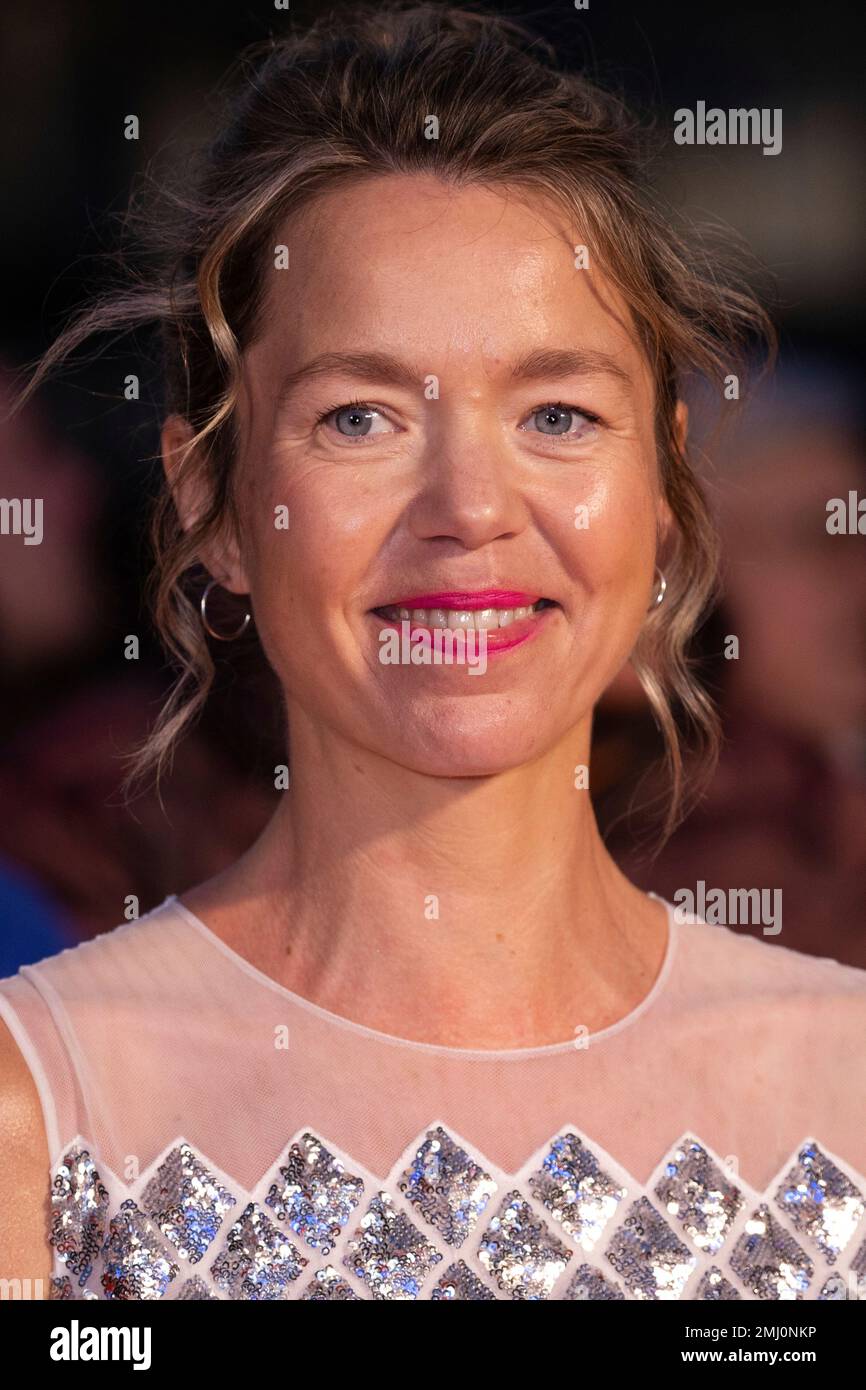 Anna Maxwell Martin poses for photographers upon arrival at the opening