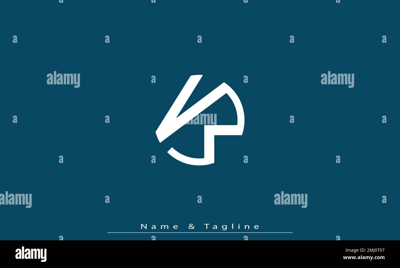 Alphabet letters Initials Monogram logo VW , WV Stock Vector