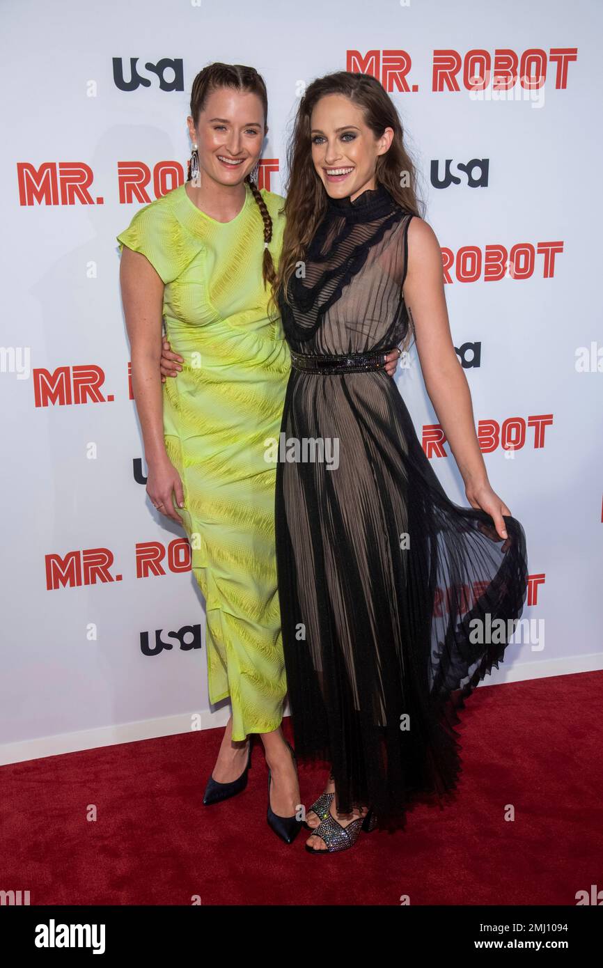 Grace Gummer attends 'Mr. Robot' Season 4 premiere at Village East